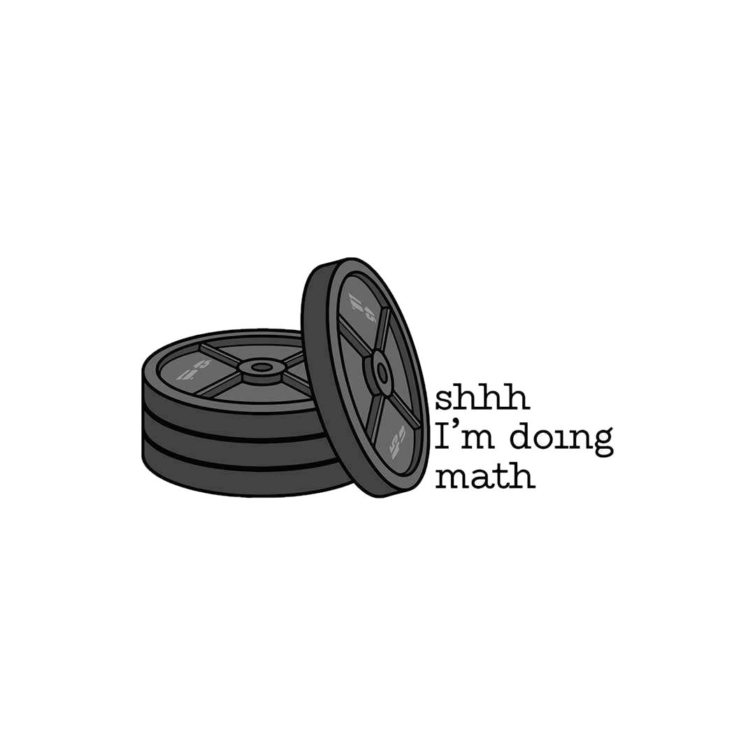 Shhhh..I'm Doing Math Sticker